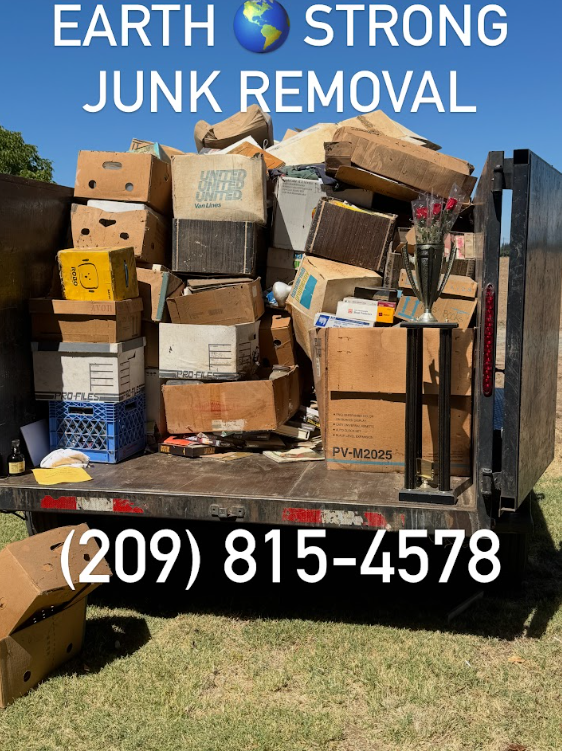 loaded dumpster